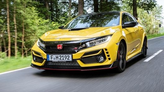 La Honda Civic Type R Limited Edition è vestita di giallo