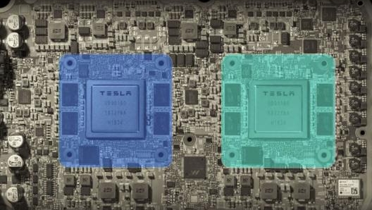 Il sistema HW 3.0 montato sulle auto elettriche Tesla da aprile 2019 in poi