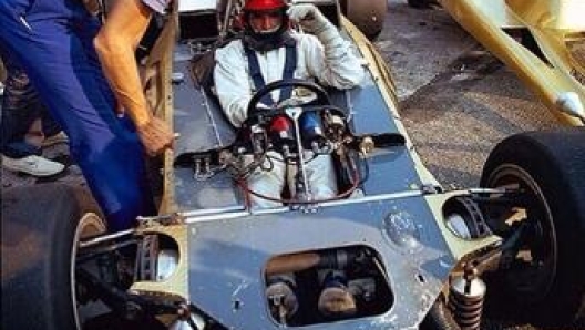 Fittipaldi ai box nella stagione 1971