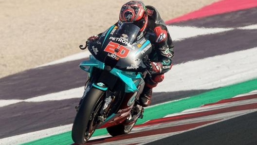 Quartararo è secondo nel Mondiale, a 6 punti da Dovizioso. Ansa