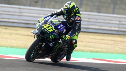 Valentino Rossi è solamente dodicesimo nelle FP2. Ansa