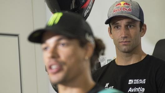 Franco Morbidelli e, dietro, Johann Zarco. Getty