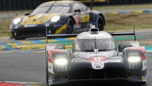 La Toyota TS050 numero 8 che ha vinto nella categoria Lmp1. Epa