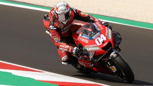 Andrea Dovizioso, ottavo a Misano 2. Ansa