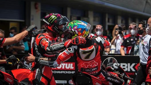 Scott Redding e Chaz Davies a Jerez