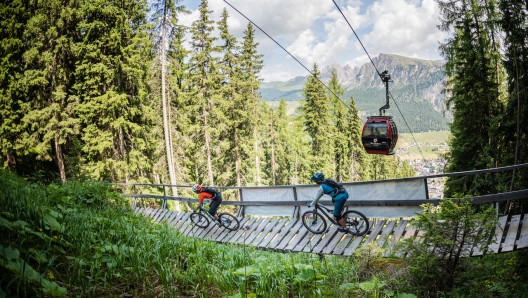 L’area della Val Gardena, in Alto Adige, tra i comprensori più apprezzati dai biker. valgardena.it