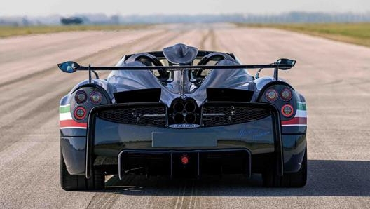 Il posteriore della Huayra