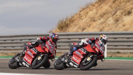 Andrea Dovizioso e Danilo Petrucci. Getty