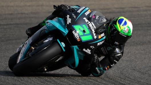 Franco Morbidelli su Yamaha. Afp