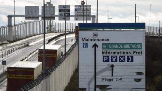 Il lato francese del tunnel sotto la Manica. Afp