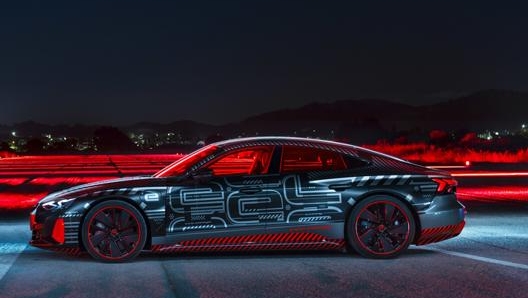 La versione Rs è la più aggressiva dell’Audi e-tron Gt