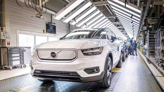 Al via la produzione della XC40 Recharge, la prima Volvo elettrica