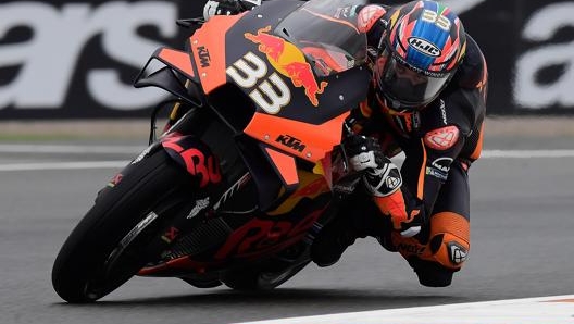 Brad Binder con la Ktm. Afp