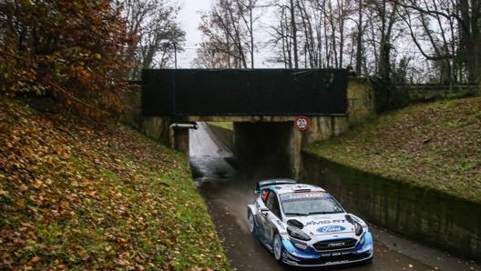 Il finlandese Esapekka Lappi su Ford Fiesta M-Sport