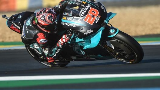 Fabio Quartararo parte dalla pole position. Afp