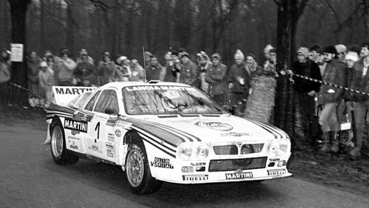 La Lancia 037 Gruppo B di Bettega-Perissinot vincitrice nel 1984 a Monza