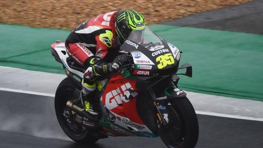 Cal Crutchlow (Honda) ha fatto registrare il nono tempo nella prima sessione di libere. Afp