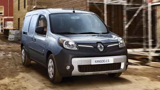 Renault Kangoo Z.E. da 33 kWh ha una autonomia di    200 km in condizioni di utilizzo reali