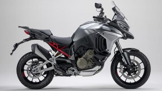 La Multistrada V4 perde il telaio a traliccio e il forcellone monobraccio per un monoscocca in alluminio