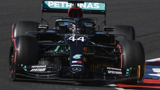 Lewis Hamilton, pole 97 della carriera. Ap