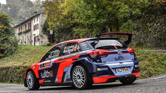 Umberto Scandola sulla Hyundai NG i20 Wrc3