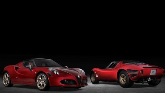 La 4C Spider dedicata alla leggendaria 33 Stradale