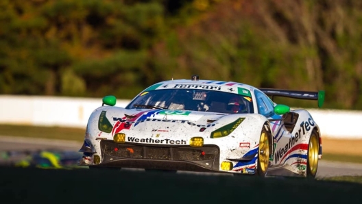 Ferrari 488 Gt3 Evo numero 63, prima in classe Gtd alla 10 Ore di Petit Le Mans, Stati Uniti