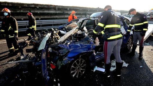 Un incidente stradale mortale avvenuto sull’autostrada A4. Ansa