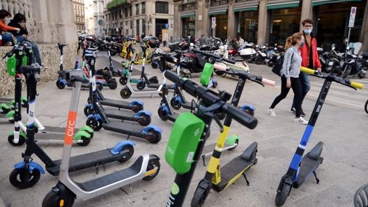 Il progetto S.U.D. si estende alla micro-mobilità. Foto Ansa