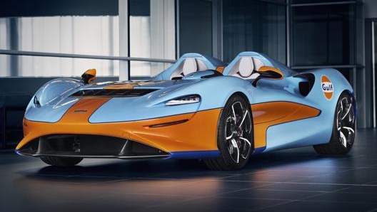 Alla Goodwood Speedweek McLaren ha presentato la Elva Gulf Theme