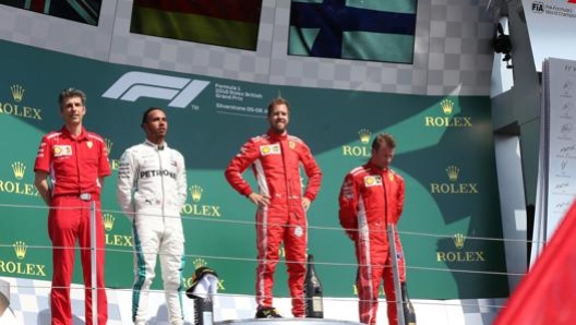 Silverstone 2018, Vettel vince in casa di Hamilton. Lapresse