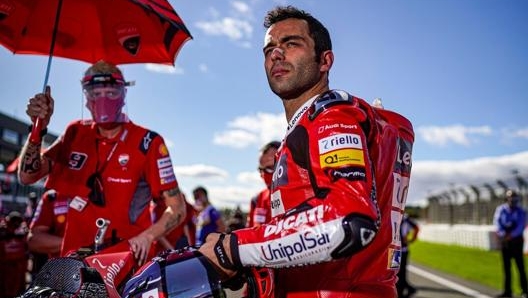 Dopo la vittoria di Le Mans Petrucci puntava ad un altro buon risultato. Ma ad Aragon  successo il patatrac