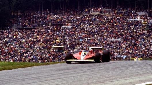 Gilles Villeneuve sulla ferrari nel 1978