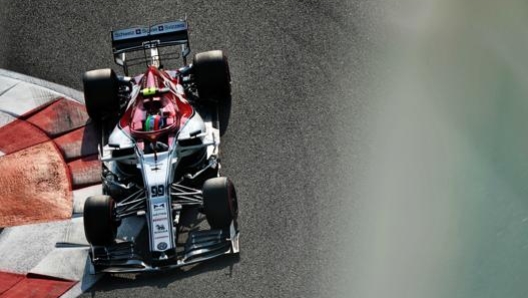 Antonio Giovinazzi durante il gran premio di Abu Dhabi. LaPresse