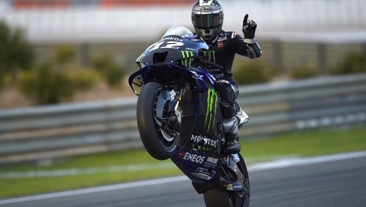 Maverick Vinales, 25 anni, in sella alla sua M1. Ciamillo e Castoria