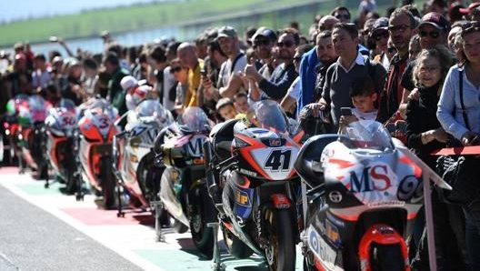 Un’immagine dell’edizione 2019 dell’Aprilia All Stars