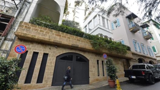 La casa di Beirut che appartiene a Carlos Ghosn. Epa