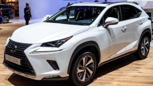 Una Lexus NX300h presentata allo scorso Salone di Ginevra, nel marzo 2019. GETTY