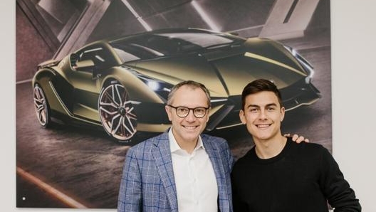 Paulo Dybala con Stefano Domenicali