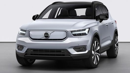 I due motori elettrici della Volvo XC40 Recharge assicurano 408 Cv