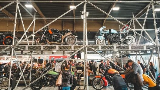 Un dettaglio dello stand 2019 dell’istrionico customizer veronese Mr Martini