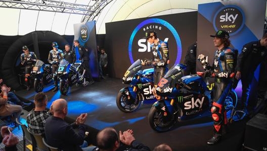 I quattro alfieri dello Sky Racing team VR46 a Tavullia