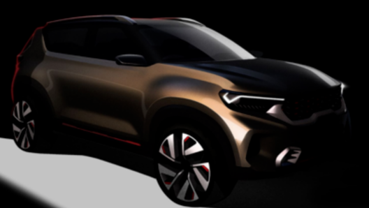 Uno dei primi teaser diffusi da Kia sul nuovo Suv compatto