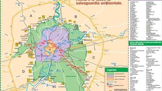 l’area interessata dallo stop è quella della “Fascia verde - Ztl”