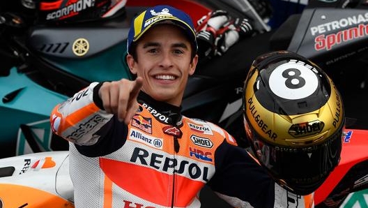 Marc Marquez, otto mondiali in bacheca. Afp