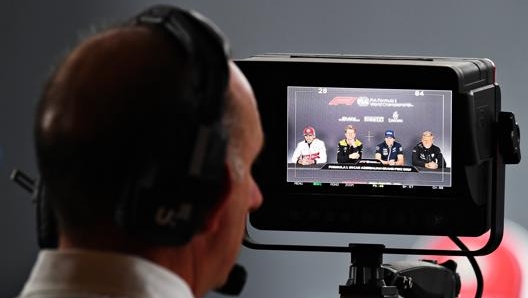 La conferenza stampa del GP di Baku. Getty