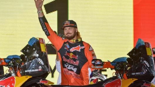 L'australiano della Ktm, Toby Price. Afp