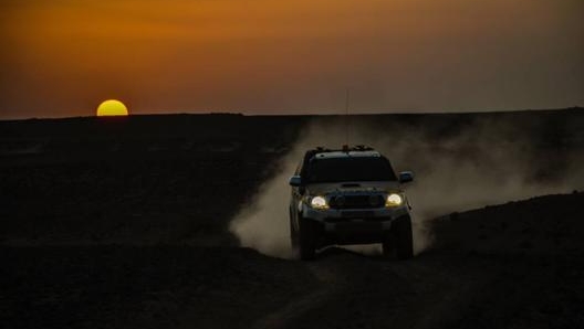 Un suggestivo passaggio della Dakar