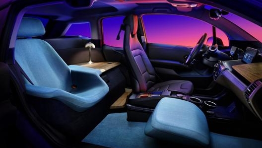 L’interno della Bmw i3 Urban Suite