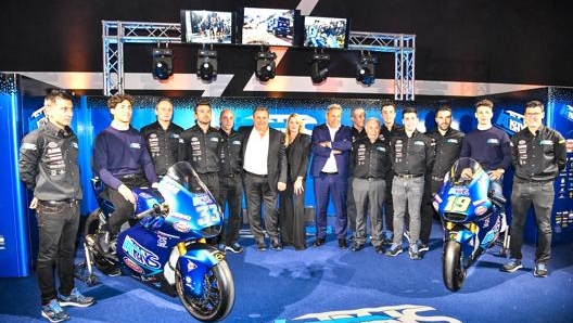 Il team Italtrans al completo. Agrati